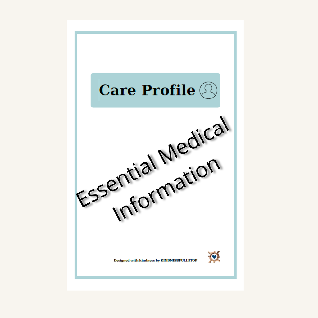 Care Profile Printable | Patient Information & Medical History