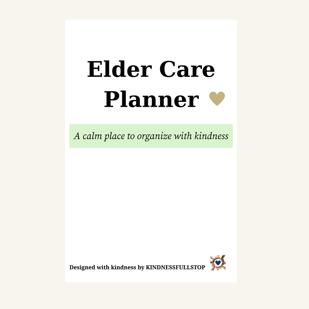 Elder Care Planner | Printable Caregiver Binder