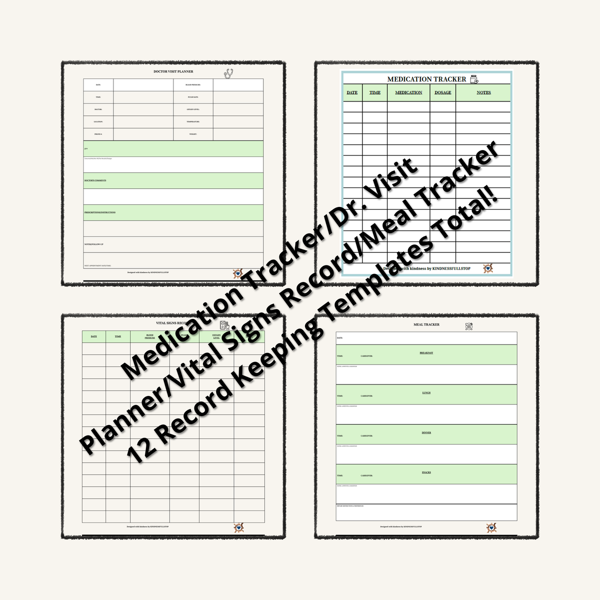 Elder Care Planner | Printable Caregiver Binder