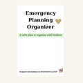 Emergency Planning Organizer | Important Information & Contacts
