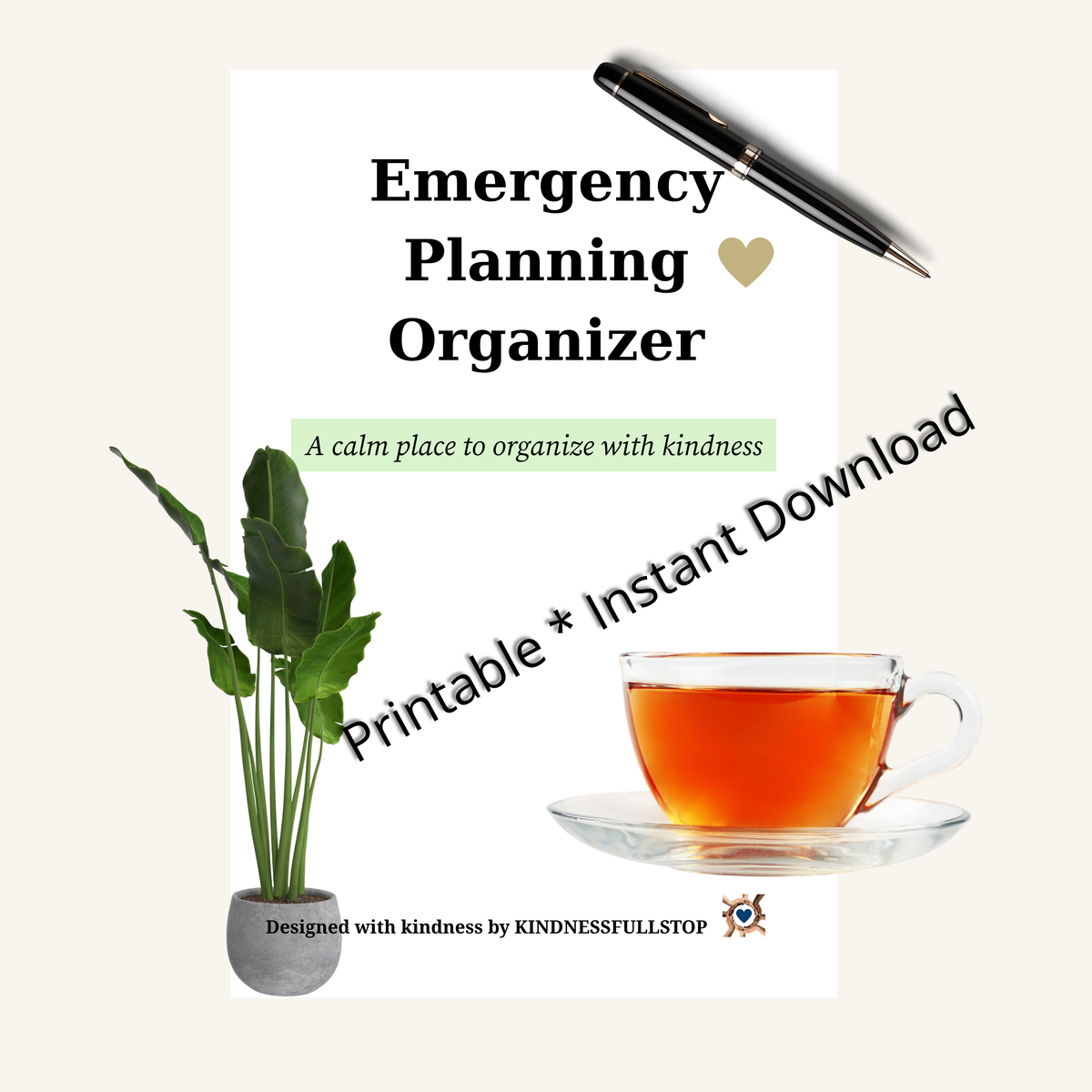 Emergency Planning Organizer | Important Information & Contacts