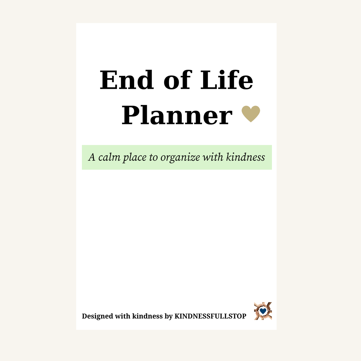 End of Life Planner | Final Wishes & Important Information
