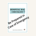 Hospital Bag Checklist | Caregiver Hospital Prep Planner
