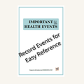 Health Events Tracker | Medical History & Care Timeline