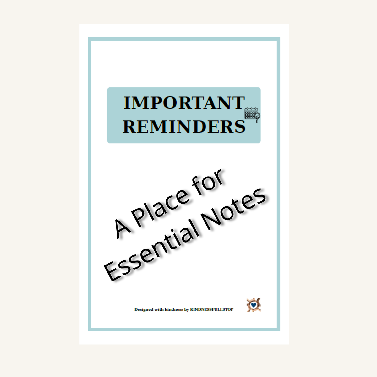 Important Reminders | Caregiver To-Do & Task List
