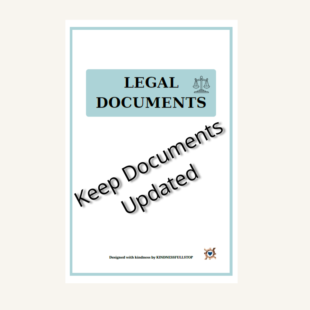 Legal Information Sheet | Power of Attorney & Document Tracker