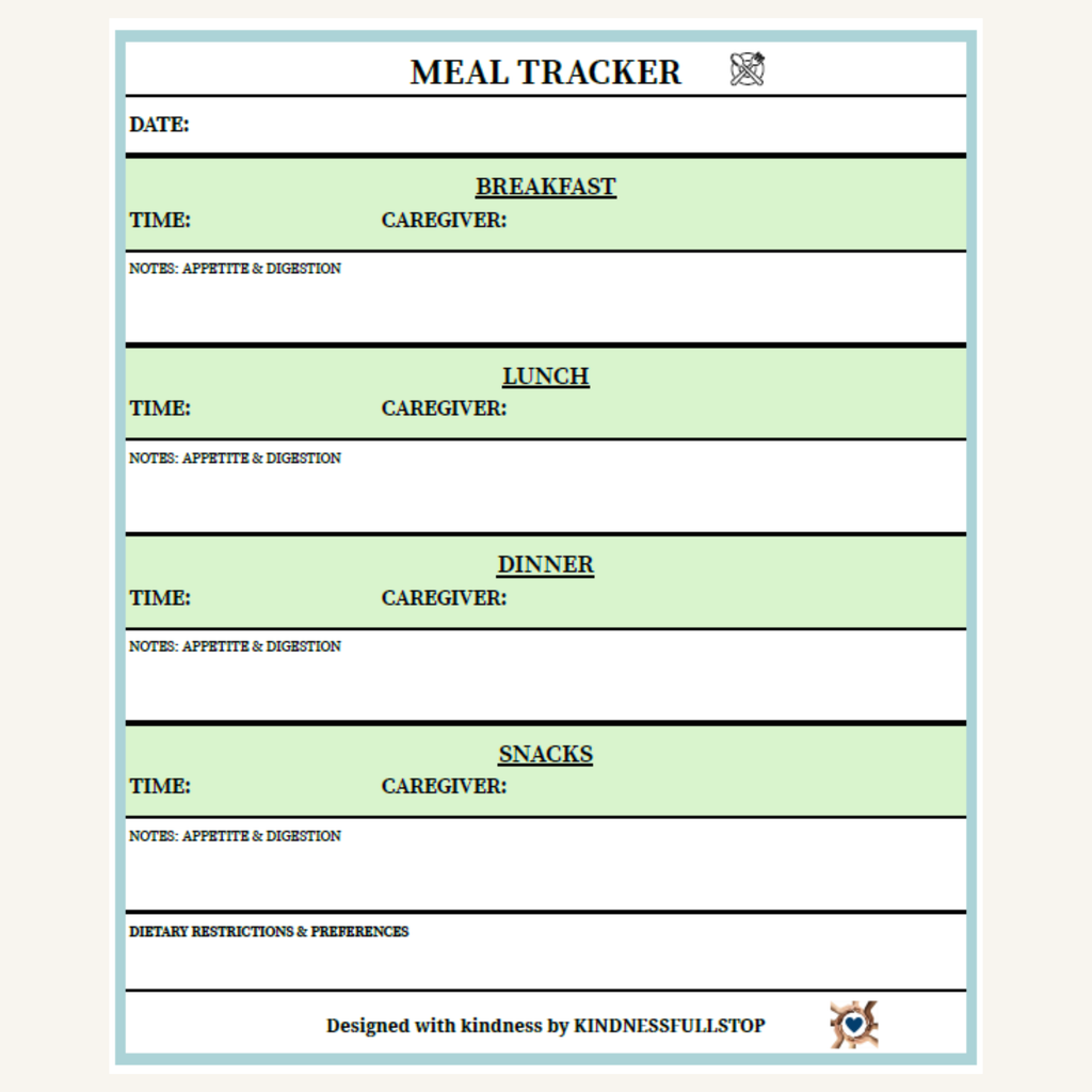 Meal Tracker | Daily Food & Nutrition Log
