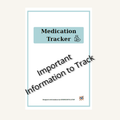 Medication Tracker | Daily Pill Schedule & Dosage Log