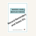 Caregiver Notes & Reflections Journal | Daily Reflection & Support
