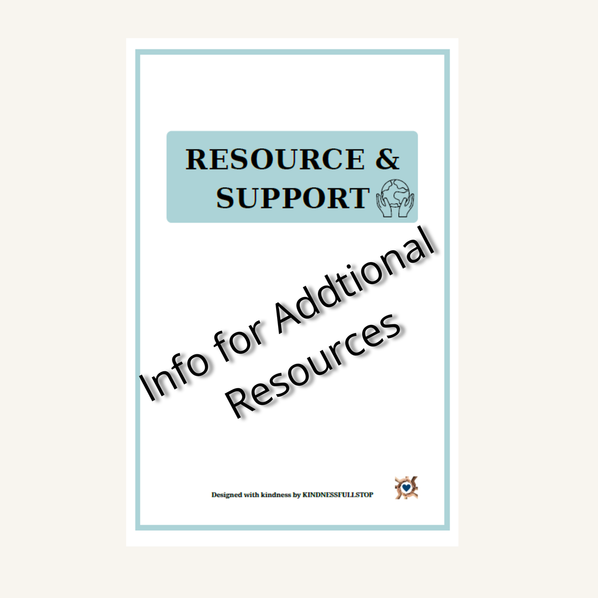 Caregiver Resources & Support Organizer | Support Contacts Printable