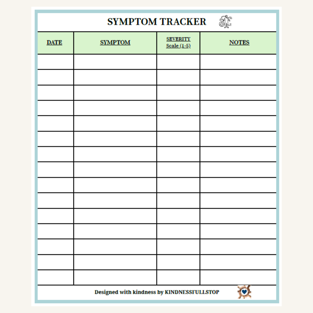 Symptom Tracker | Daily Health & Symptom Log