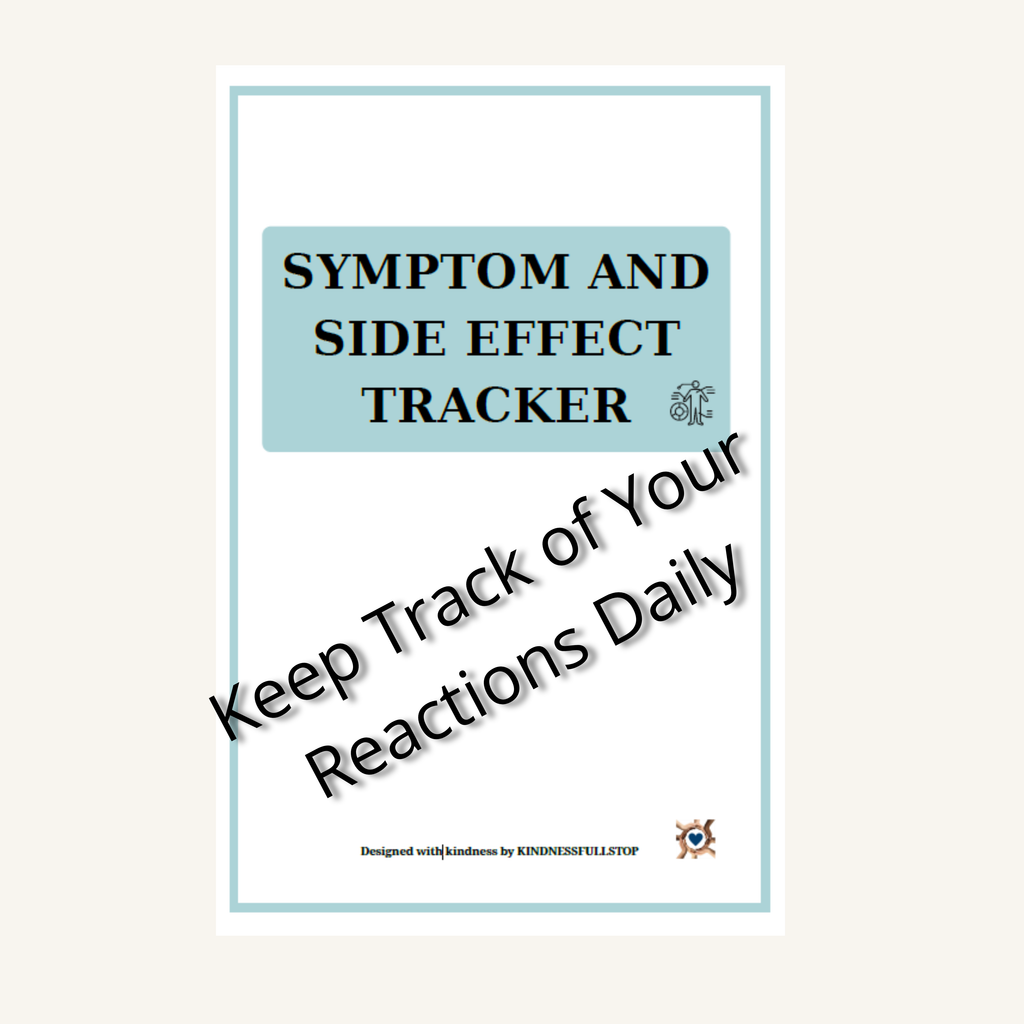 Symptom & Side Effect Tracker | Daily Symptom Log