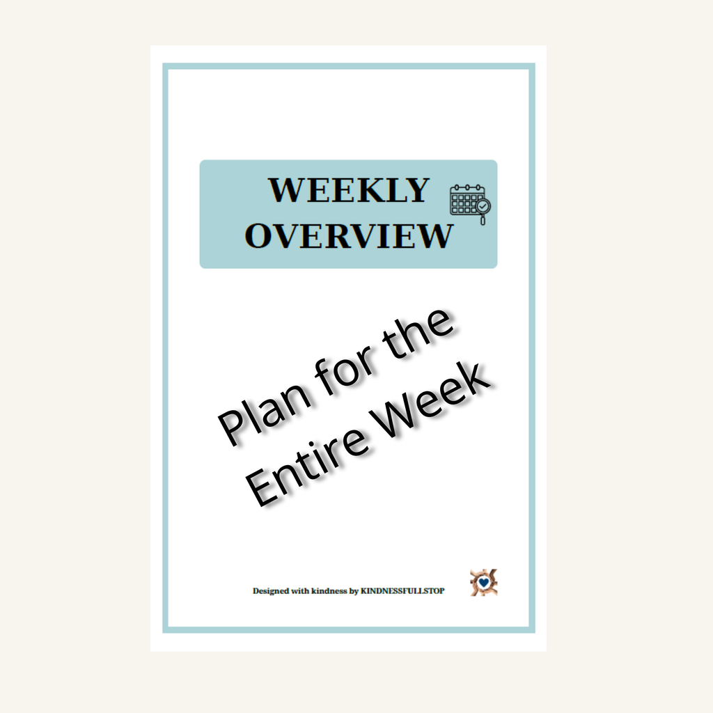 Caregiver Weekly Planner | Tasks, Appointments & Notes